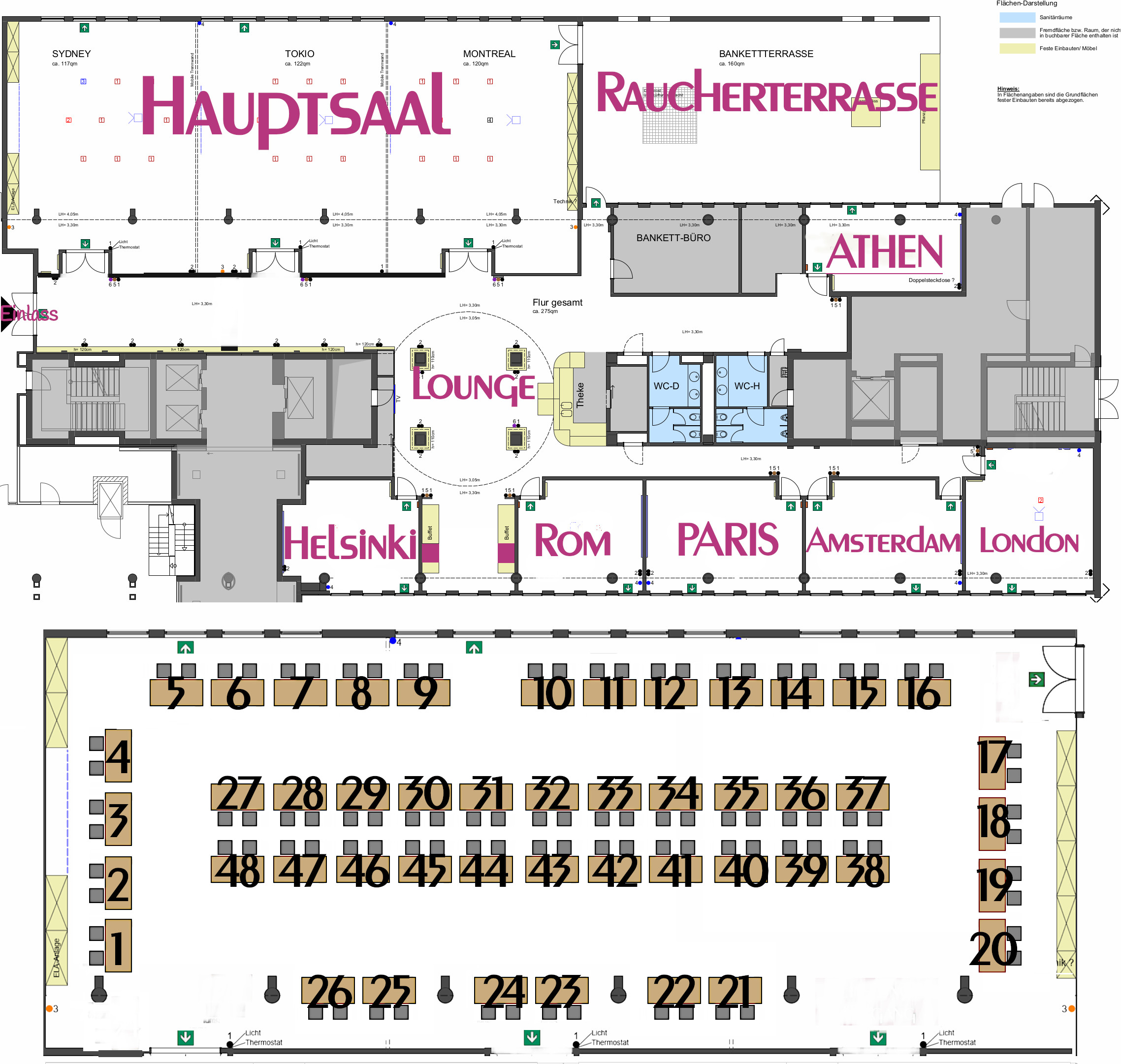 Lageplan Köln Hauptsaal Lageplan Köln Hauptsaal