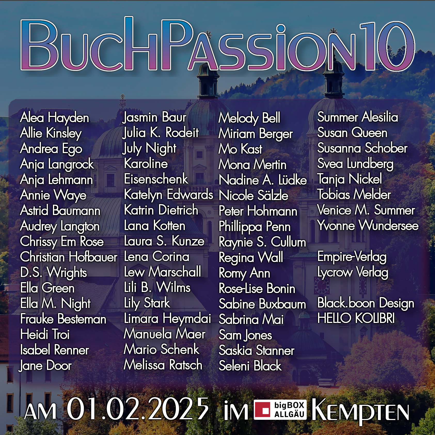BuchPassion 10 Teilnehmer